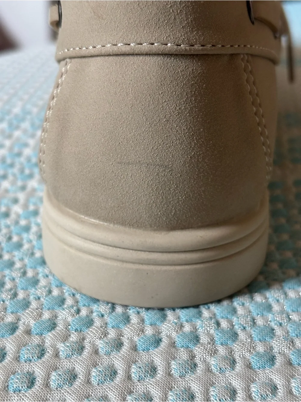 DREAM PAIRS Boys Khaki Suede Boat Shoes Loafers Size 6 Big Kid